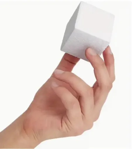 base maqueta espuma plast bloque medida 5x5x5cms por unidad 0