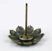porta incienso metal forma flor medida 37mms por unidad 0