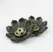porta incienso metal forma flor medida 37mms por unidad 2