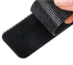 velcro adhesivo rectangular medida 70x16mms por 20 unidades color negro 0