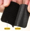 velcro adhesivo rectangular medida 30x30mms por 10 unidades color negro 3