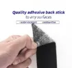 velcro adhesivo rectangular medida 70x16mms por 20 unidades color negro 4