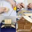 palitos maqueteros varillas para maqueta madera 20cms redondo 5mm paquete 10 unidades 4