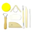 set 8 herramientas para modelado masas ceramica alfareria pottery tool 0