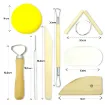set 8 herramientas para modelado masas ceramica alfareria pottery tool 3