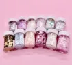 lentejuelas iridiscesntes nail art pote 3x1 5cms variedad colores 0