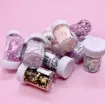 lentejuelas iridiscesntes nail art pote 3x1 5cms variedad colores 2