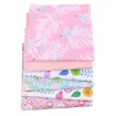 set 6 telas para patchwork 100 algodon 25x20cms x5 motivos varios rosado 1