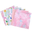 set 6 telas para patchwork 100 algodon 25x20cms x5 motivos varios rosado 2