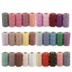 cordon algodon 2mms para macrame bicolor rollo 100mts varios colores 0