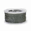 cordon trenzado polialgodon 1 5mm hilo metalizado x20mts colores azul marino dorado 1