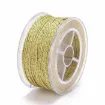 cordon trenzado polialgodon 1 5mm hilo metalizado x20mts colores vara oro dorado 0