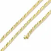 cordon trenzado polialgodon 1 5mm hilo metalizado x20mts colores vara oro dorado 2