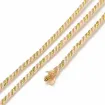 cordon trenzado polialgodon 1 5mm hilo metalizado x20mts colores melocoton dorado 2