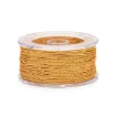 cordon trenzado polialgodon 1 2mm hilo metalizado x25mts colores naranja dorado 1