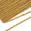 galon metalizado ribete poliester 10mms color oro por 25mts 0