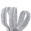 galon metalizado ribete poliester 16mms color plata por 10mts 0