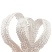 galon metalizado ribete poliester 16mms color blanco por 10mts 0