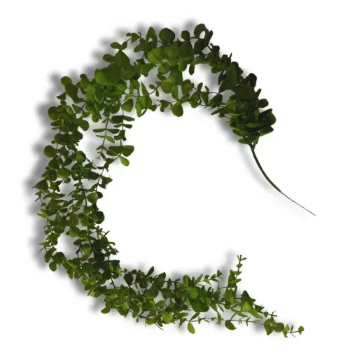 planta artificial hojas eucaliptus colgante 120cms 0