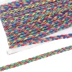 galon metalizado ribete poliester 11mms color multicolor por 18mts 0