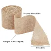 cinta rustica arpillera yute 98mms ancho rollo 10mts 5
