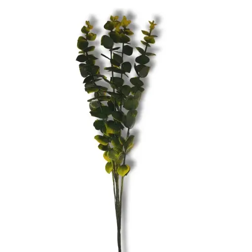 vara hojas artificiales eucaliptus plastico 60cms f940 color verde claro 0