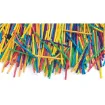 palitos finos madera finos 5cms x500 unidades colores surtidos 3