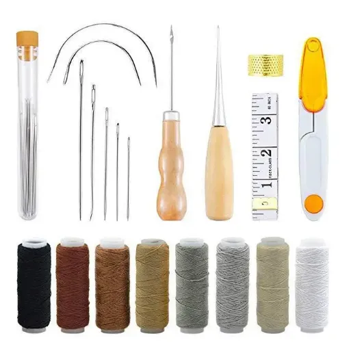 set herramientas para cuero encuadernacion conjunto 29 elementos 0