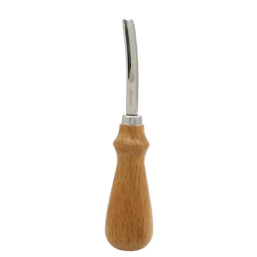 herramienta para trabajar cuero biseladora para corte borde punta 4mms 0