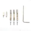 herramienta para trabajar cuero cortador ajustable multifoncion biselador ranurador 3 puntas 3