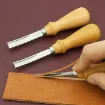 herramienta para trabajar cuero biseladora para corte borde punta 6mms 4