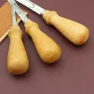 herramienta para trabajar cuero biseladora para corte borde punta 6mms 5