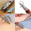 set 11 herramientas para trabajar cuero para coser perforar cortar 3