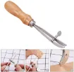 set 2 herramientas para cuero para recortar bordes ajustable para pliegue amngos madera 4