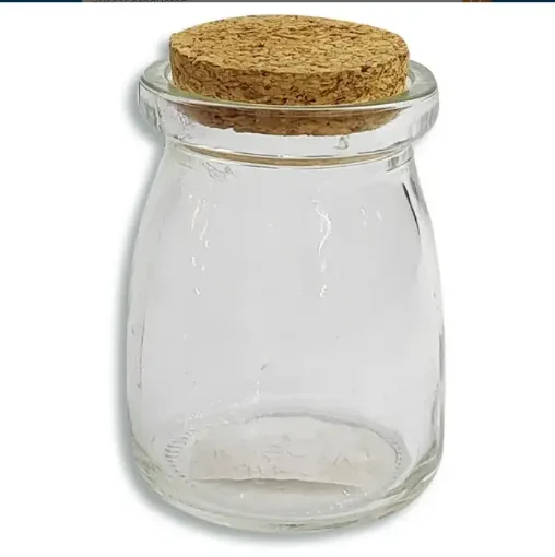 frasco vidrio rcon tapon corcho 5x7 5cms 0