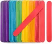 palitos helado madera colores 11x1cms por 50 unidades x6 colores diferentes 2