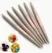 estecas silicona para modelado azucar fondant reposteria set 6 unidades doble punta 16cms 0
