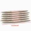 estecas silicona para modelado azucar fondant reposteria set 6 unidades doble punta 16cms 2