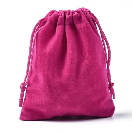 bolsa terciopelo 7x5cms x50 unidades color fucsia 0