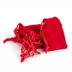 bolsa terciopelo 7x5cms x10 unidades color rojo 0
