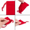 bolsa terciopelo 7x5cms x50 unidades color rojo 1