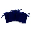 bolsa terciopelo 7x5cms x50 unidades color azul oscuro 2