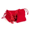 bolsa terciopelo 9x7cms x10 unidades color rojo 0