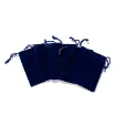 bolsa terciopelo 9x7cms x50 unidades color azul oscuro 2