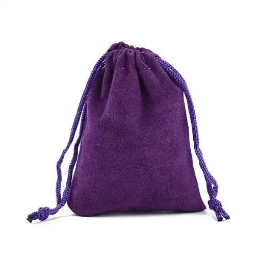 bolsa terciopelo 7x5cms x50 unidades color violeta 0