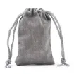 bolsa terciopelo 7x5cms x50 unidades color gris 0