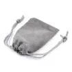 bolsa terciopelo 7x5cms x50 unidades color gris 1