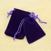 bolsa terciopelo 7x5cms x50 unidades color violeta 3