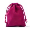 bolsa terciopelo 7x5cms x10 unidades color fucsia 5