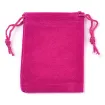 bolsa terciopelo 9x7cms x10 unidades color fucsia 3